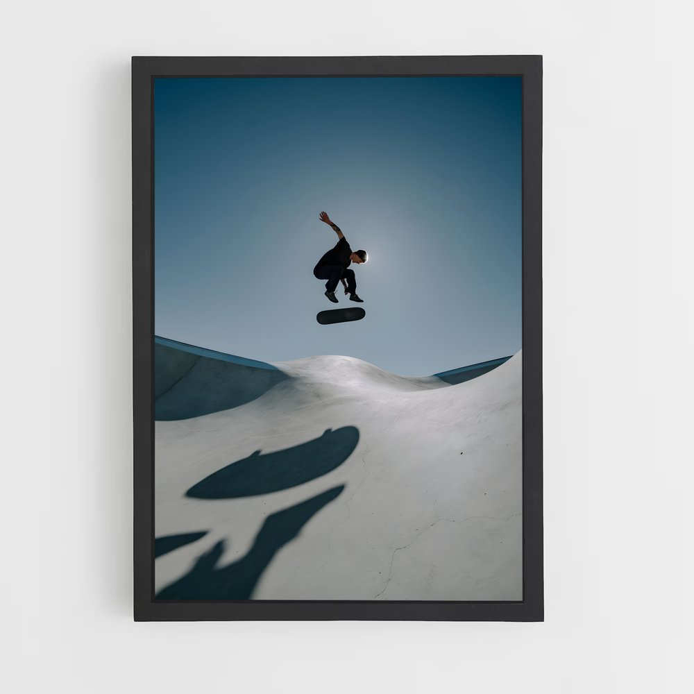 Poster Skateur Émérite – affiche Skateboard (vue 2)